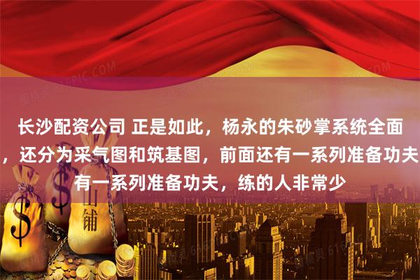 长沙配资公司 正是如此，杨永的朱砂掌系统全面，有虎部有龙部，还分为采气图和筑基图，前面还有一系列准备功夫，练的人非常少